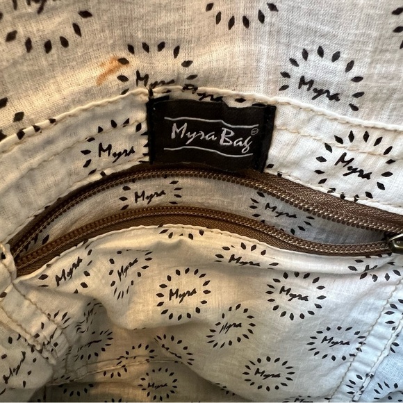 Myra Bag Denim Western Aztec Shoulder Bag - Picture 8 of 13